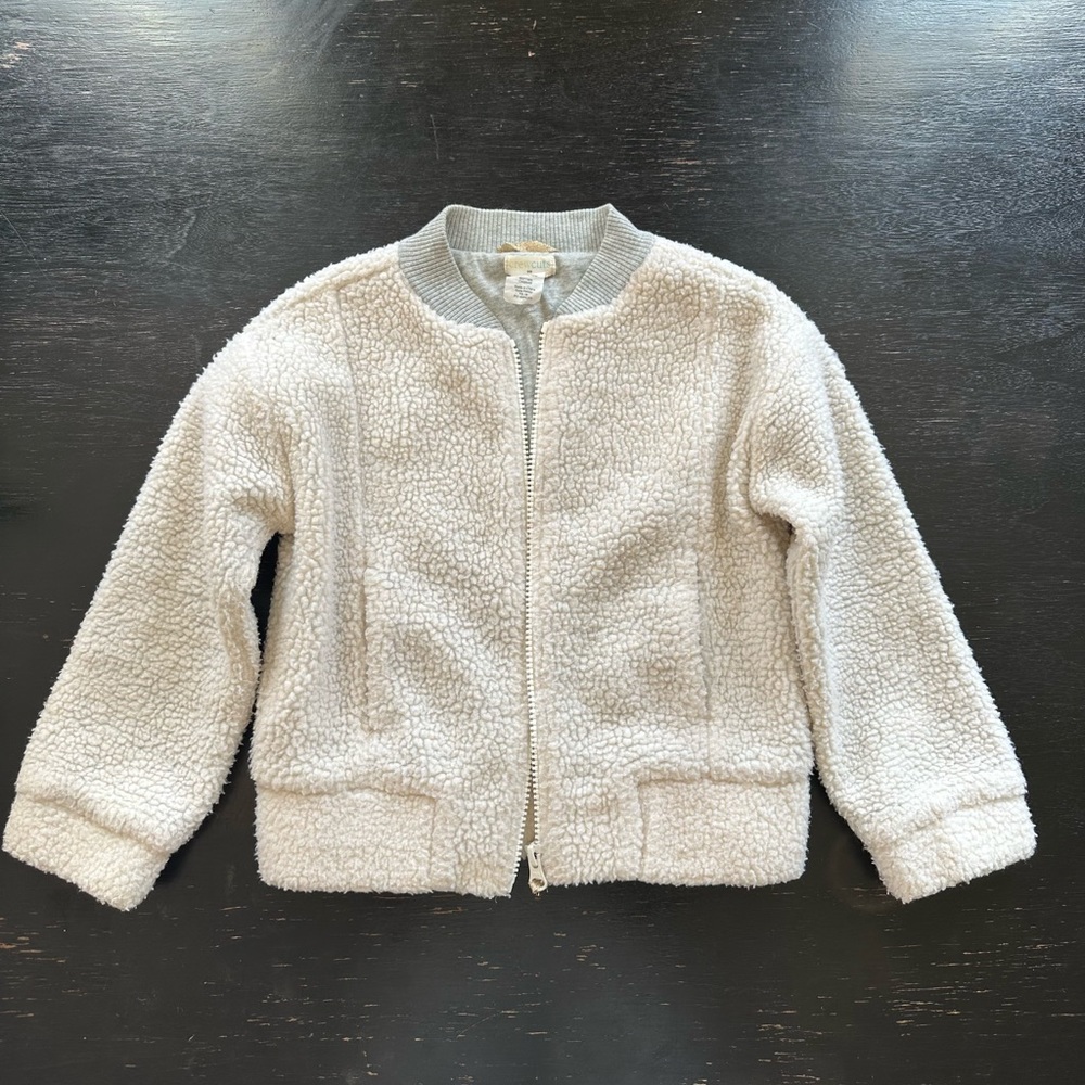 Crewcuts shearling girls jacket